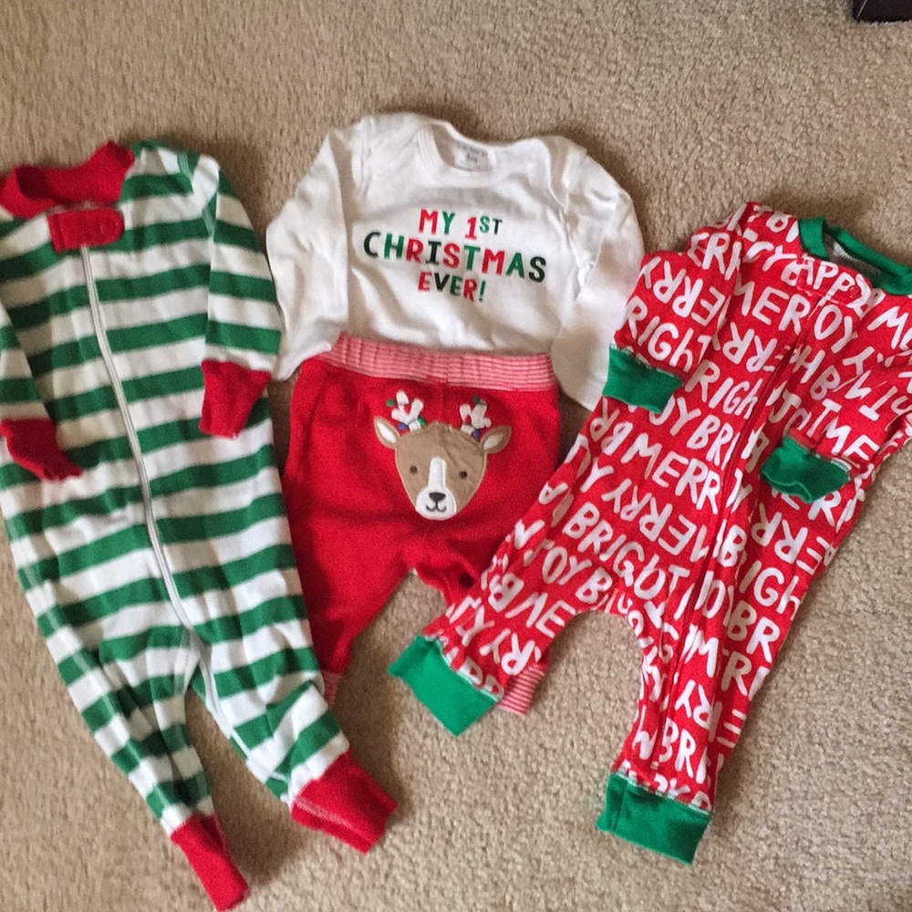 Baby’s 1st Christmas outfit bundle